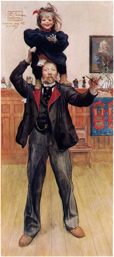 Brita and I by Carl Larsson